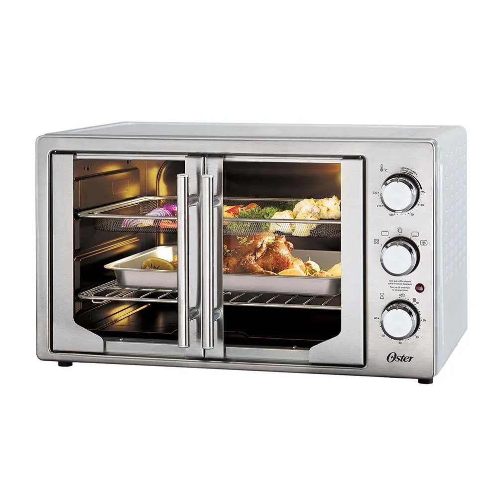 Horno y Freidora de Aire Oster 42Lt. | French Door modelo TSSTTVFDMAF-013 cómpralo en Mi Bodega Ec