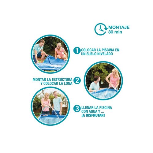 INTEX | PISCINA DESMONTABLE RECT 220X150X60CM modelo 2827ONP cómpralo en Mi Bodega Ec