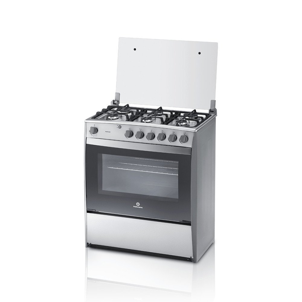 Cocina a Gas Indurama Pamplona Qzo Home | 6 Hornillas | 32" modelo PAMPLONA cómpralo en Mi Bodega Ec
