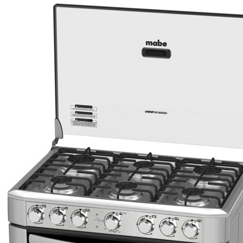 Cocina a Gas Mabe EM7620SG0 | 6 Hornillas | Acero Inoxidable modelo EM7620SG0 cómpralo en Mi Bodega Ec