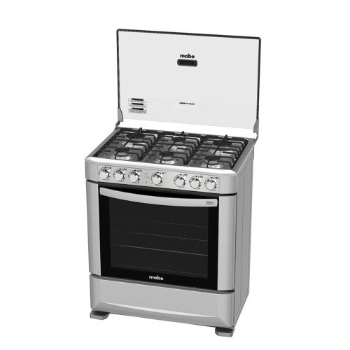 Cocina a Gas Mabe EM7620SG0 | 6 Hornillas | Acero Inoxidable modelo EM7620SG0 cómpralo en Mi Bodega Ec