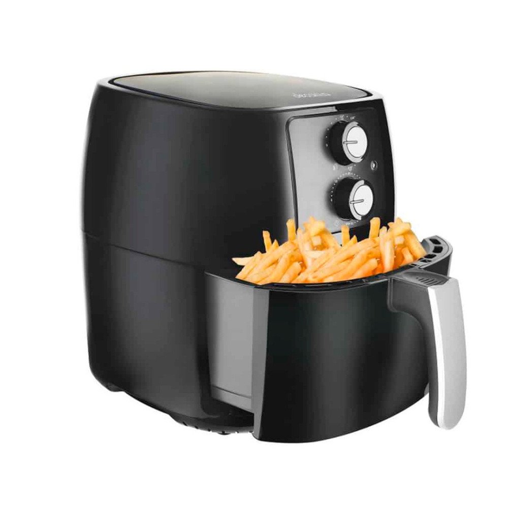 DECAKILA | AIR FRYER 4.5 L | 1400 WATTS, BOTON MECÁNICO | 120 V - 60HZ modelo KUECO38B cómpralo en Mi Bodega Ec