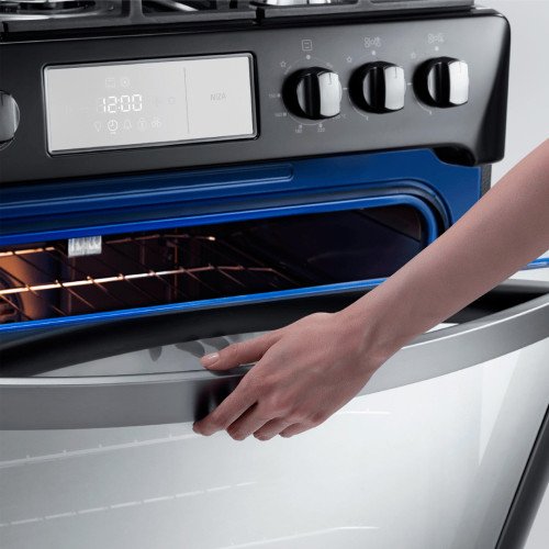 Cocina a Gas Indurama Niza Zafiro | 5 Hornillas | 30" Negro modelo NIZA-ZFO cómpralo en Mi Bodega Ec