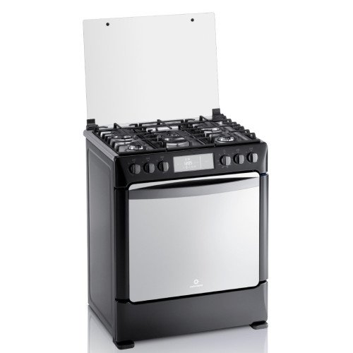 Cocina a Gas Indurama Niza Zafiro | 5 Hornillas | 30" Negro modelo NIZA-ZFO cómpralo en Mi Bodega Ec