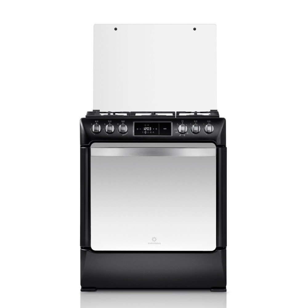 Cocina a Gas Indurama Niza Zafiro | 5 Hornillas | 30" Negro modelo NIZA-ZFO cómpralo en Mi Bodega Ec