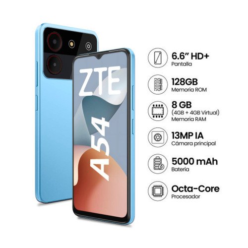 ZTE | BLADE A54 | PANTALLA FHD 6.6 | ANDROID 13 modelo  cómpralo en Mi Bodega Ec