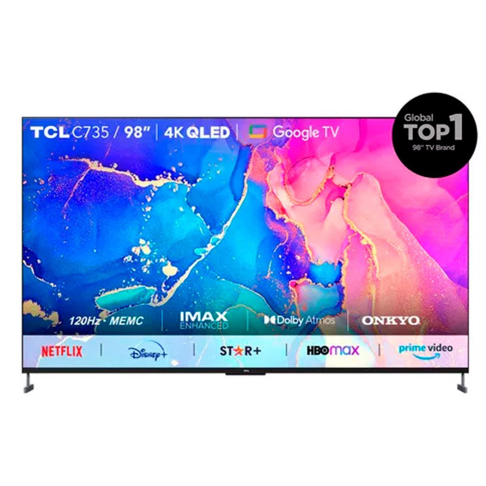 Televisor 98" TCL 98C735 | Qled 4K UHD | 120 Hz HDR 10 Dolby  Vision modelo 98C735 cómpralo en Mi Bodega Ec