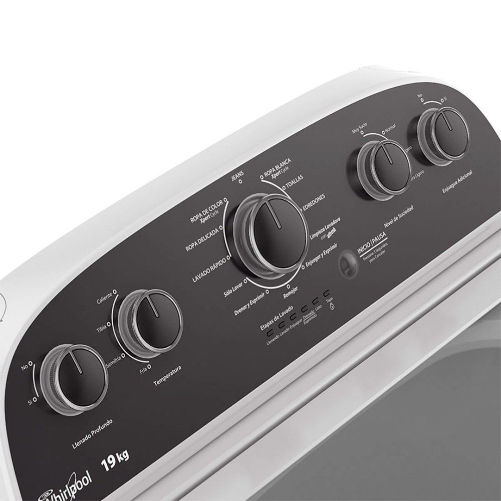 Lavadora Whirlpool 19Kg | 7MWTW1955EW |Carga Superior modelo 7MWTW1955EW cómpralo en Mi Bodega Ec