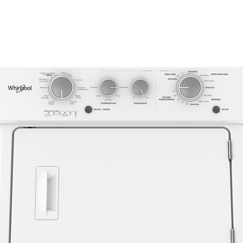 WHIRLPOOL | TORRE DE LAVADO 20 KG | ALTA EFICIENCIA modelo 7MWGT4027HW cómpralo en Mi Bodega Ec