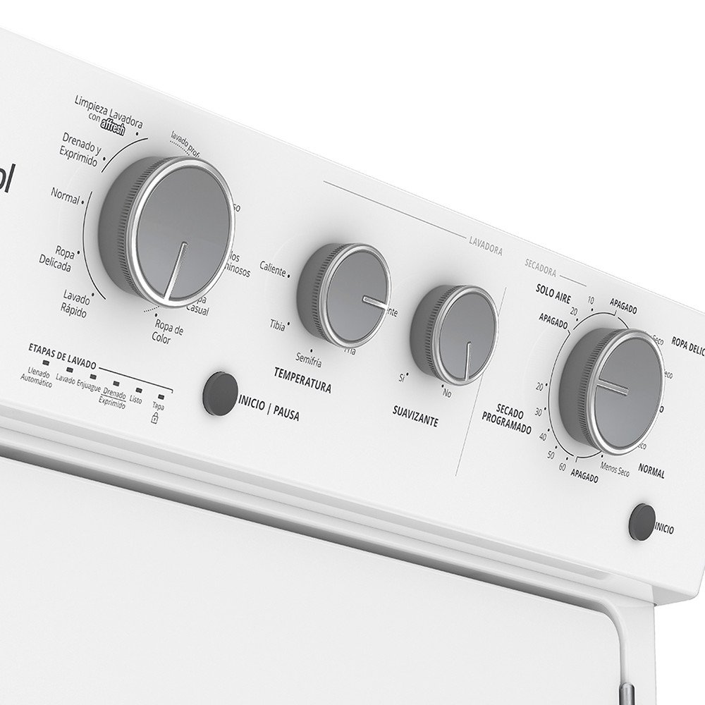 WHIRLPOOL | TORRE DE LAVADO 20 KG | ALTA EFICIENCIA modelo 7MWGT4027HW cómpralo en Mi Bodega Ec