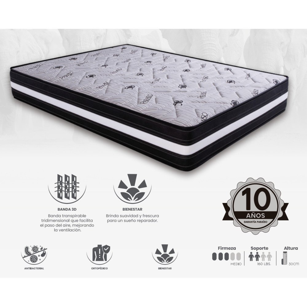 PARAÍSO | COLCHÓN  ANIVERSARIO 50 modelo  cómpralo en Mi Bodega Ec