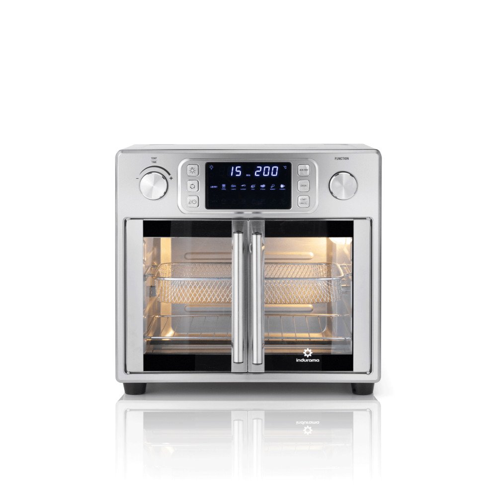 INDURAMA | HORNO TOSTADOR | DOBLE PUERTA | 25L modelo HTAFI-2P cómpralo en Mi Bodega Ec