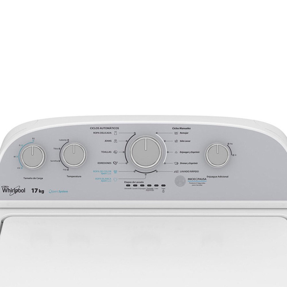 Lavadora Whirlpool 17Kg | 7MWTW1700EM|Carga Superior modelo 7MWTW1700EM cómpralo en Mi Bodega Ec