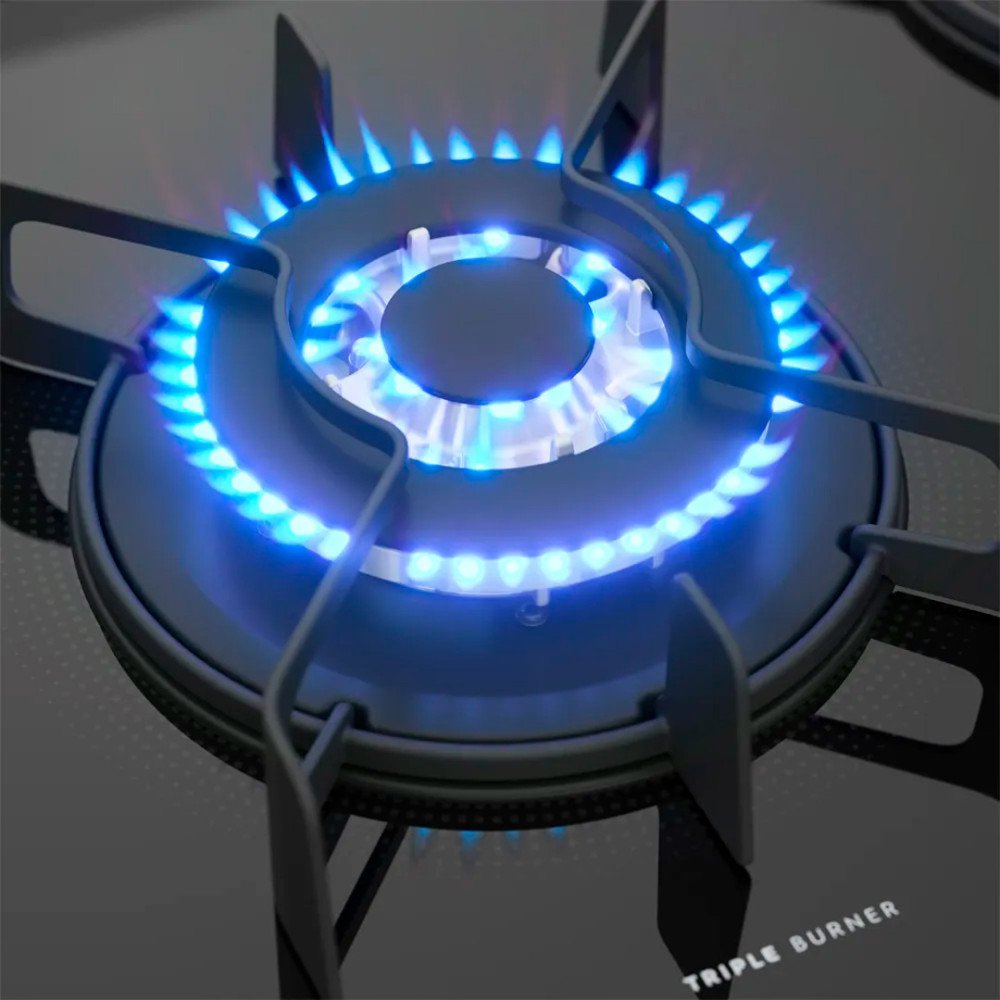 Cocina a Gas Electrolux FE4GPE | 4 Hornillas | Triple Llama Vidrio Vitrocerámico modelo FE4GPE cómpralo en Mi Bodega Ec