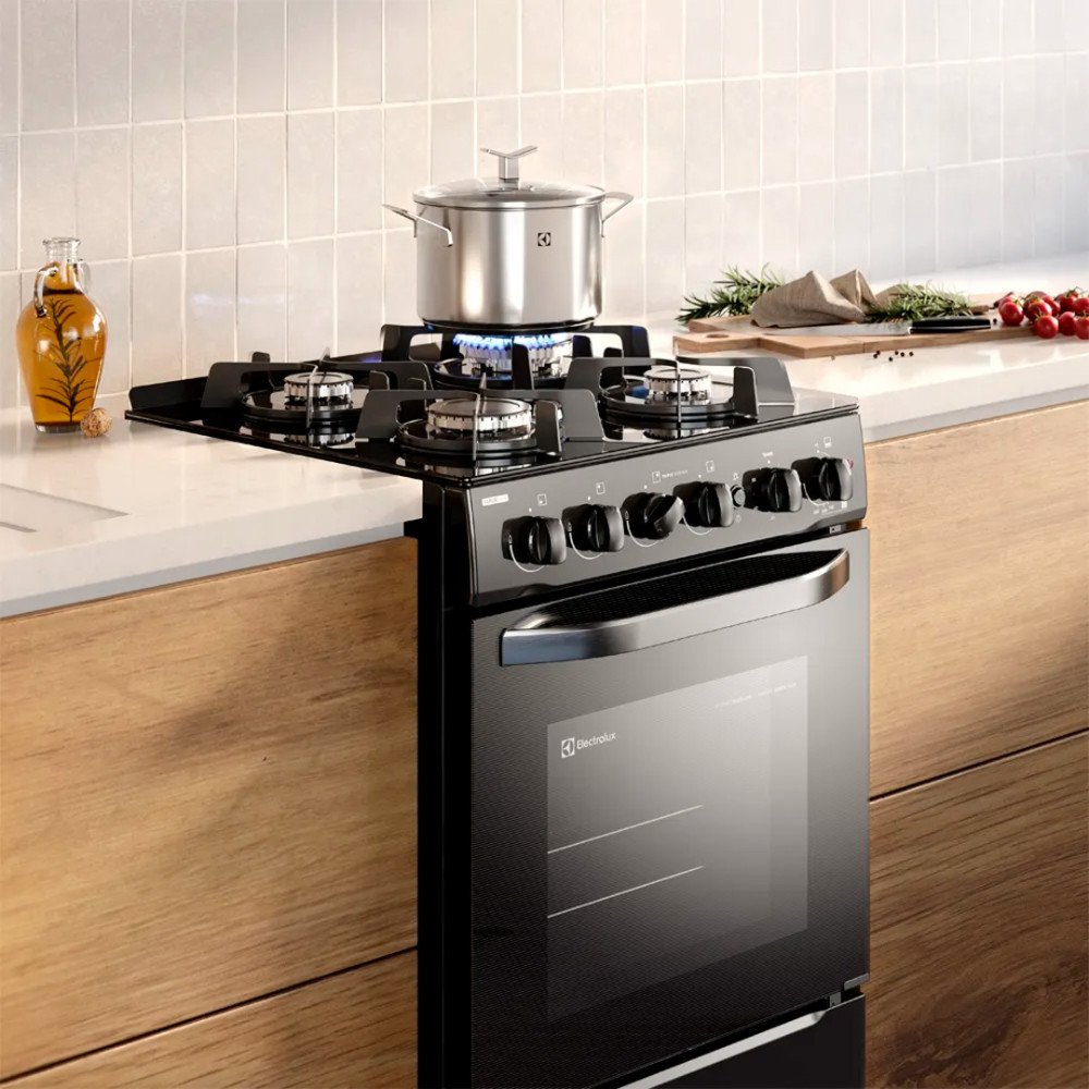 Cocina a Gas Electrolux FE4GPE | 4 Hornillas | Triple Llama Vidrio Vitrocerámico Cocina a Gas Electrolux FE4GPE | 4 Hornillas | Triple Llama Vidrio Vitrocerámico