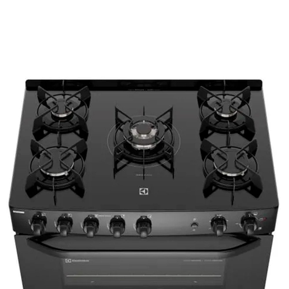 Cocina a Gas Electrolux FE5GPE | 5 Hornillas | Triple Llama Vidrio Vitrocerámico modelo FE5GPE cómpralo en Mi Bodega Ec