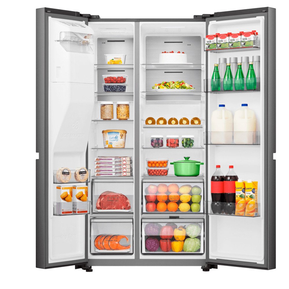 Refrigeradora Indurama Side by Side RI-790NE | 669 Lt. | Inverter, Multiflow 360°, Alarma en la puerta modelo RI-790NE cómpralo en Mi Bodega Ec