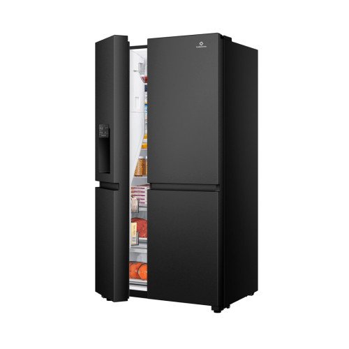 Refrigeradora Indurama Side by Side RI-790NE | 669 Lt. | Inverter, Multiflow 360°, Alarma en la puerta modelo RI-790NE cómpralo en Mi Bodega Ec
