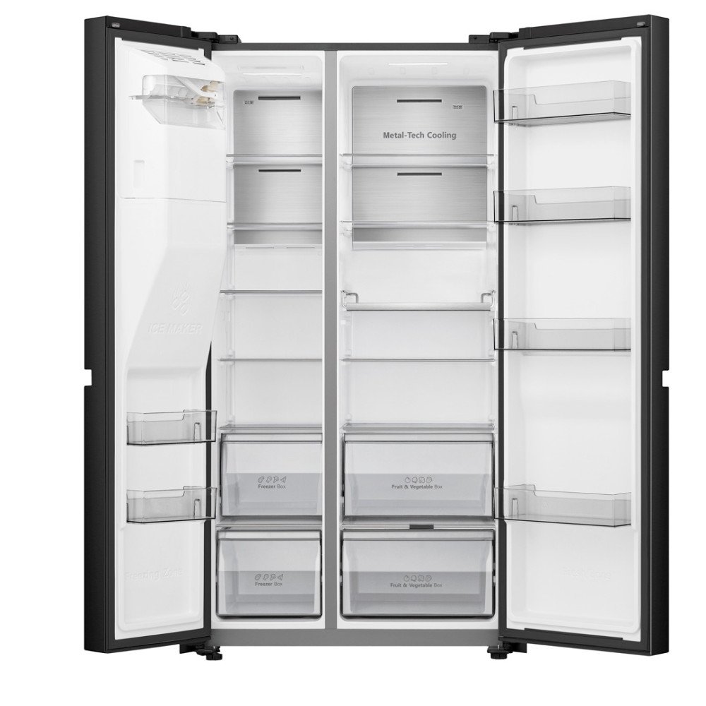 Refrigeradora Indurama Side by Side RI-790NE | 669 Lt. | Inverter, Multiflow 360°, Alarma en la puerta modelo RI-790NE cómpralo en Mi Bodega Ec